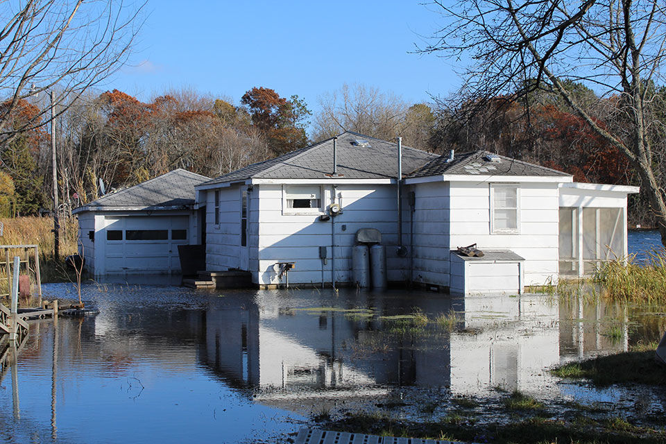 Lake Shamineau’s rising water levels a living nightmare for homeowners